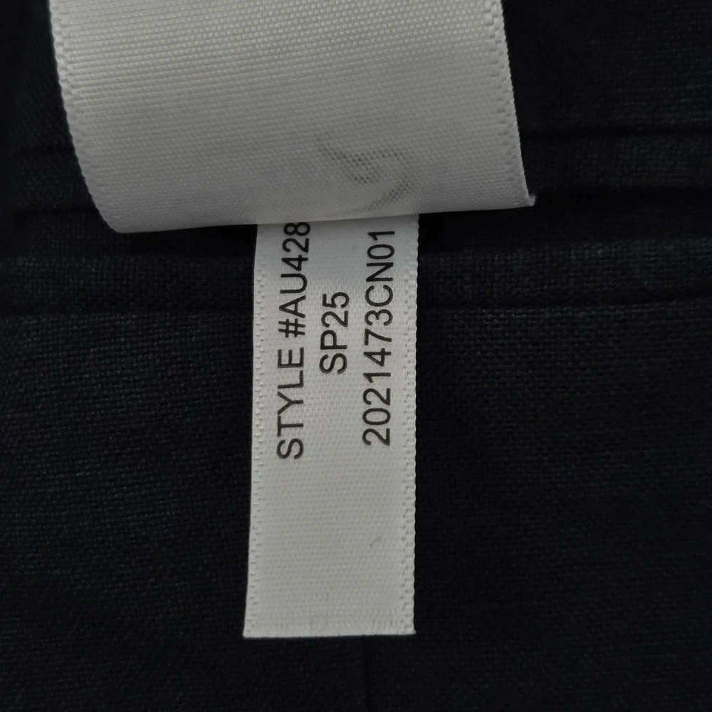 J. CREW Ludlow Men's 42 R Baird McNutt Irish Linen Blend Sport Coat Navy Blue